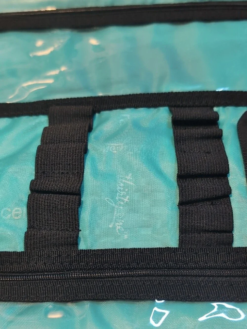 thirty-one Turquoise Cosmetic and Tool Organizer with Black Trim